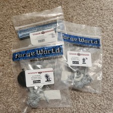 3x Forgeworld Renegade Ogryn Berserkers, With Pick, post, drill Chaos  BNIB