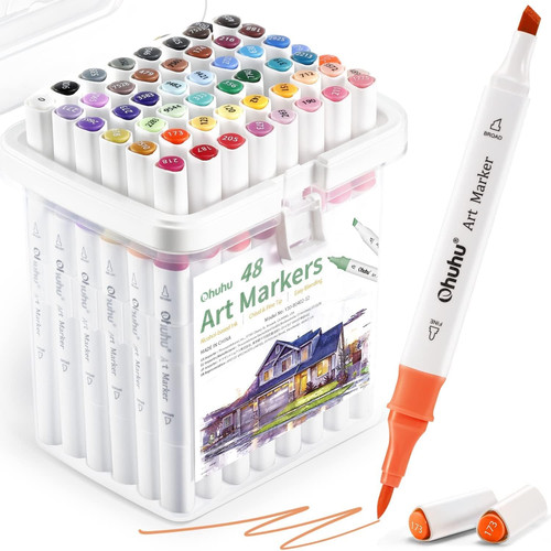 Ohuhu alcohol markers 48 - alcohol,