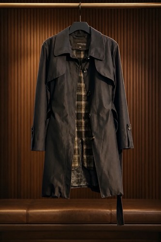 Weatherproof trench coat with - trench,