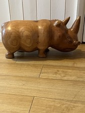 Very large Hand carved teak