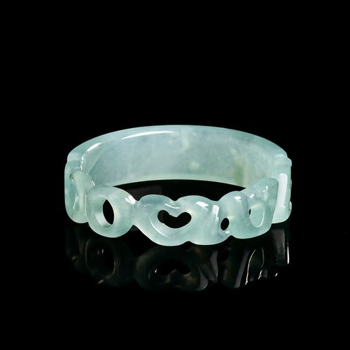 Myanmar jadeite love ring - love,