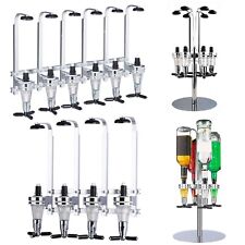 WALL MOUNTED & ROTARY STAND DRINK OPTIC DISPENSER PARTY BAR BUTLER 4 to 6 BOTTLE