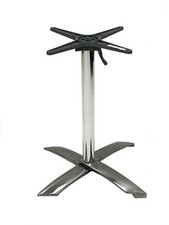 Aluminium flip top table - aluminium,