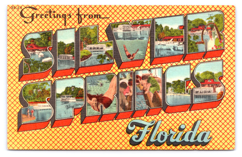 C1950 greetings from silver - greetings,