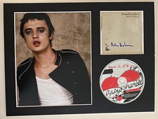 Peter Doherty (Babyshambles)   *HAND SIGNED*  16x12 mounted display ~ AUTOGRAPH