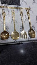 Vintage Brass Decorative Hanging Kitchen Utensils