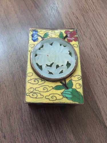 Cloisonné matchbook holder - cloisonné,