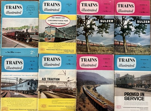 Trains illustrated 1961 - trains,