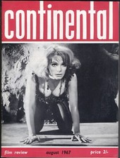 CONTINENTAL FILM REVIEW. August 1967 Edition. VGC. Free UK p&p