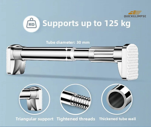 Heavy duty extendable shower - duty,