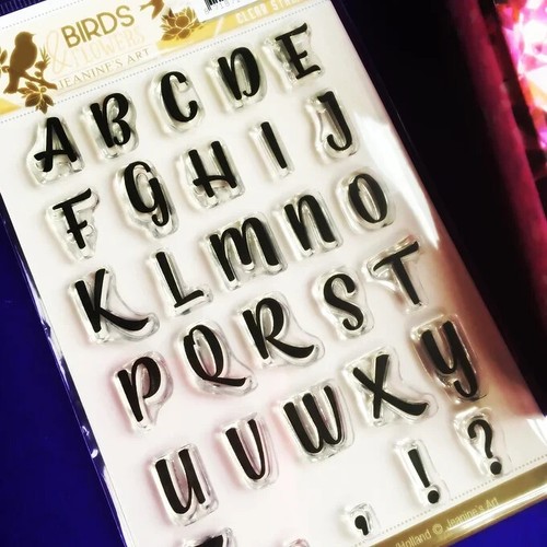 Alphabet journaling stamps - alphabet,