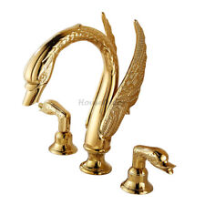 Luxury Elegant Golden Art Swan