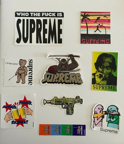 Supreme stickers 100%