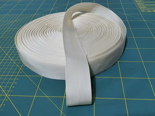 Ivory webbing 38mm - ivory,