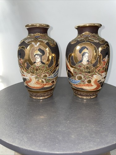 Japanese vases pair - vases,