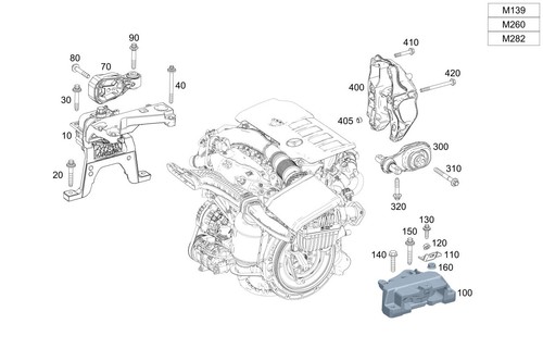 Mercedes benz genuine engine - mercedes-benz,