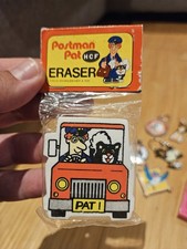 Vintage Postman Pat Collectable Rubber Eraser HCF 1983