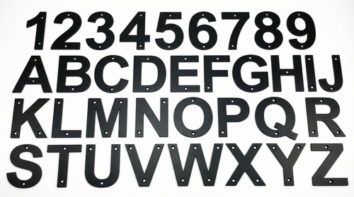 Address numbers and letters - address,