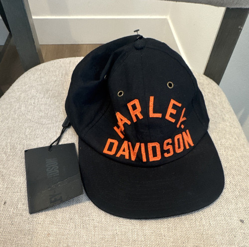 Harley davidson black cap - black, hat