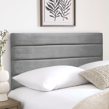 Venice Luxury Headboard in 24" Height Designer Bed Headboards Soft Plush Fabric