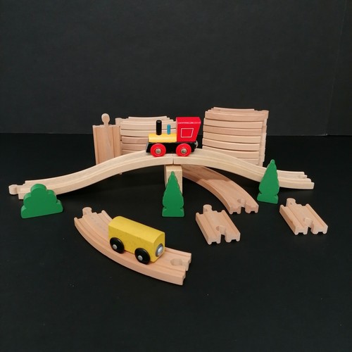 Wooden train starter - wooden,