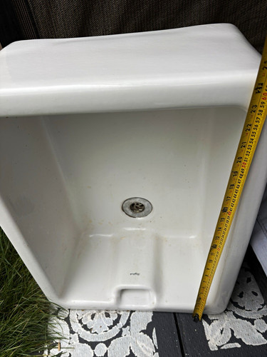 White belfast bathroom basin - ,