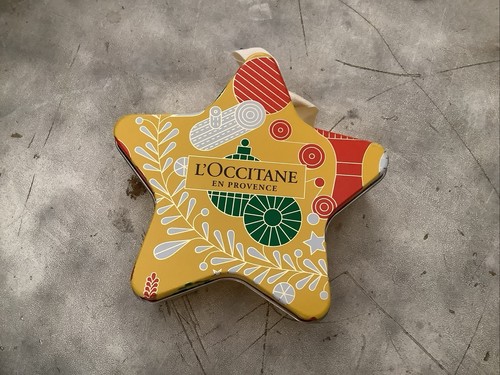 Occitane christmas star tin - christmas,