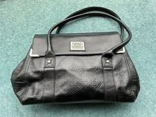 Biba Black Leather Handbag &