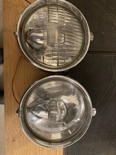 ORGINAL LUCAS RANGER FOG & SPOT LIGHTS CLASSIC 1960s WITH BULBS NOT SEALED BEAM