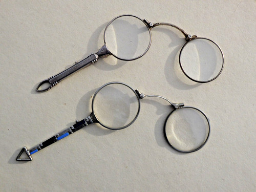 Lorgnette silver 800 - -,