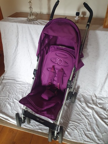 Purple pushchair stroller for - purple,