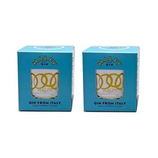 MALFY GIN TUMBLER GLASSES x2 -