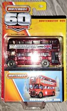 Matchbox 60th Anniversary Routemaster Bus, Metallic Red, Die Cast Collectors Toy