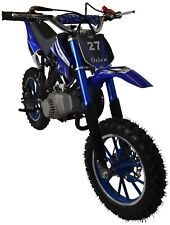 Zipper 50cc Petrol Mini Kids Dirt Motorbike - Blue