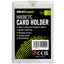 MintKeeper - 35pt Magnetic Card Holder - Trading Card Case - Pokemon/Sports Mag