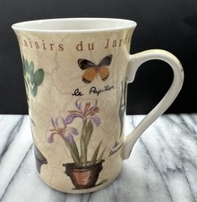 Creative Tops Gardening Mug. Plants, Butterfly Design.  Tea Or Coffee Mug. GC.