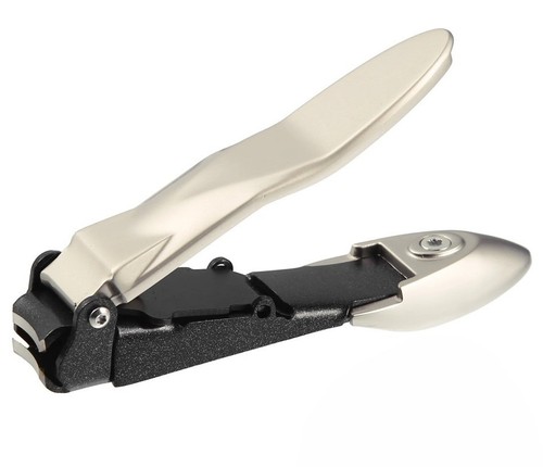 Nail clipper with catcher - nail,