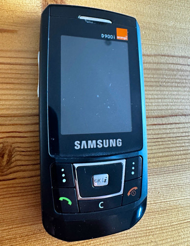 Samsung d900i black orange - samsung,