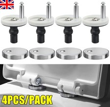 4x Toilet Seat Fixings Quick