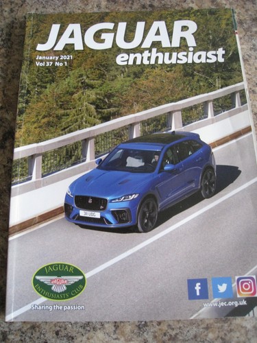 Jaguar enthusiast jan 2021 - jan,