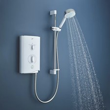 MIRA SPORT WHITE/CHROME 7.5KW ELECTRIC SHOWER 