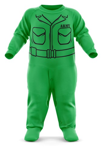 Baby army soldier costume - baby,