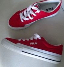 Fila Canvas Shoes Red-White US