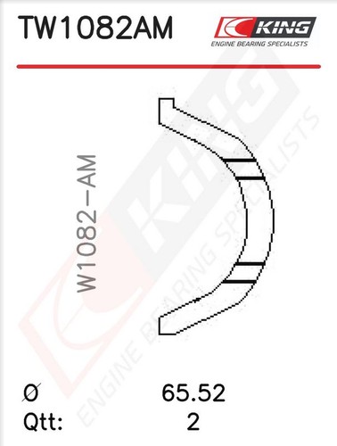 King tw1082am crankshaft - king,