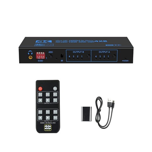 60hz hdmi matrix switcher - 4k,