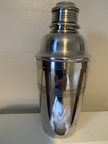 Cocktail shaker silver plate - silver,