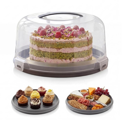 Plastic cake cupcake carrier - cake, &