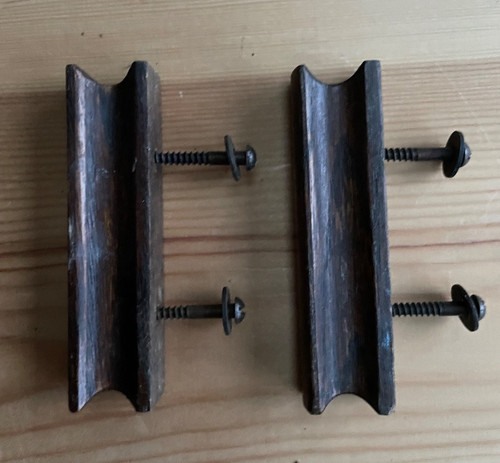 Vintage pair wooden - vintage,