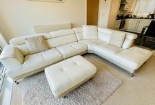 Leather Corner Sofa By DFS