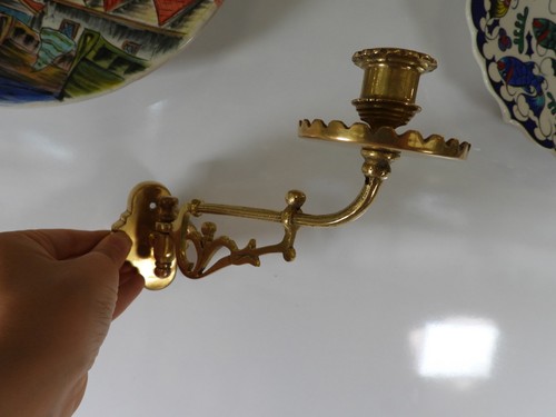Brass piano candlesticl wall - piano,